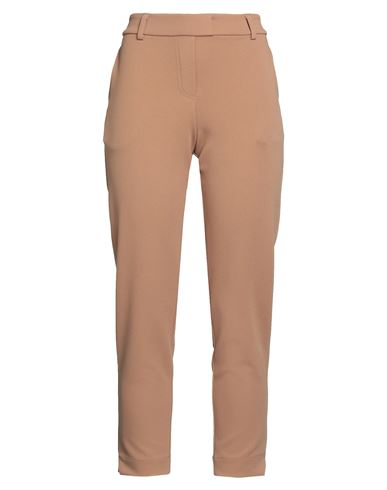Alpha Studio Woman Pants Camel Size 6 Polyester, Elastane