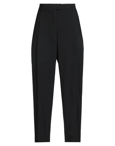 Jucca Woman Pants Black Size 8 Polyester, Virgin Wool, Elastane In Black