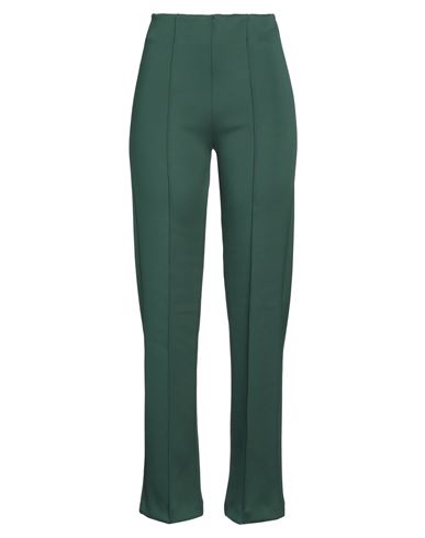 Deha Woman Pants Green Size M Polyester, Elastane