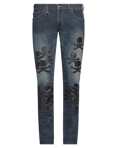 Roen Man Jeans Blue Size 34 Cotton, Polyurethane