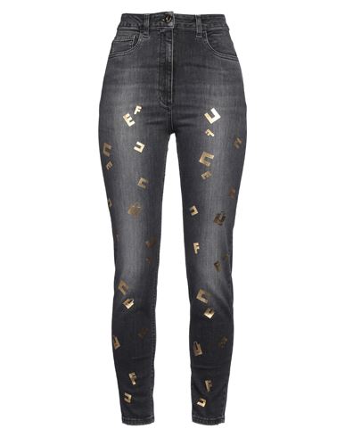 Elisabetta Franchi Woman Jeans Black Size 29 Cotton, Elastane In Black