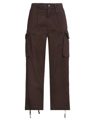 Merci Italia Woman Pants Brown Size M Cotton, Elastane In Brown