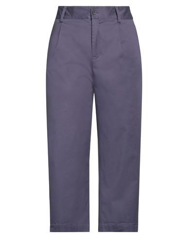 Alessia Santi Woman Pants Navy Size 10 Cotton, Elastane In Blue