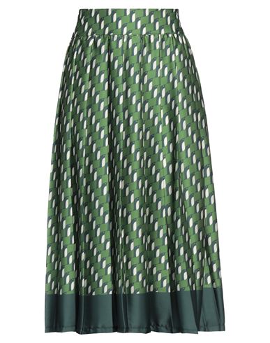 Croche Crochè Woman Midi Skirt Green Size L Polyester