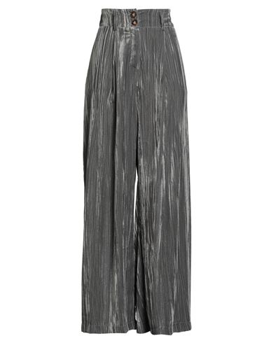 Croche Crochè Woman Pants Grey Size M Polyester In Multi