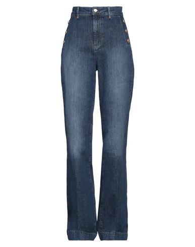 Guess Woman Jeans Blue Size 29w-34l Cotton, Elastane