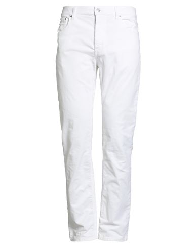 Department Five Department 5 Man Pants White Size 32 Cotton, Elastane In White