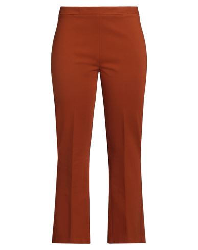 Jucca Woman Pants Tan Size 12 Viscose, Polyamide, Elastane In Brown