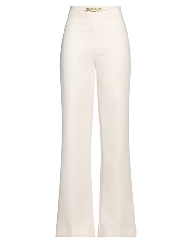 Twinset Viscose Trousers In White