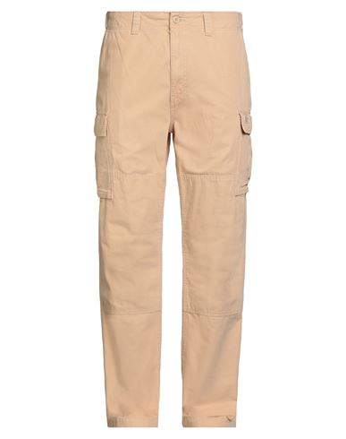 Dickies Man Pants Pastel Yellow Size 36 Cotton In Multi