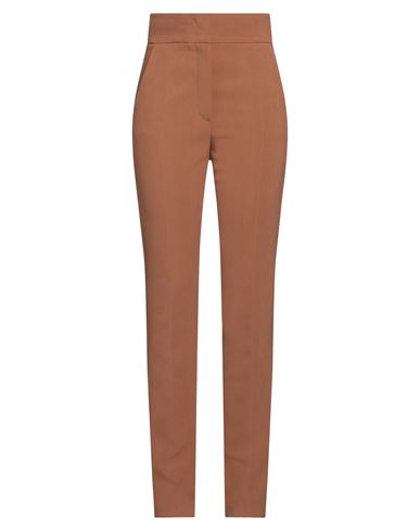 Max Mara Studio Woman Pants Camel Size 12 Viscose, Elastane