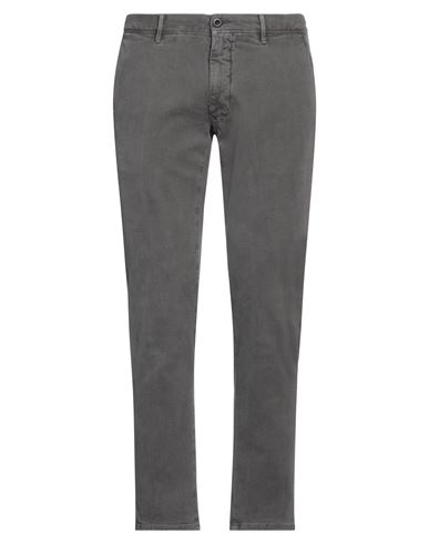 Incotex Man Pants Grey Size 38 Cotton, Elastane In Grey