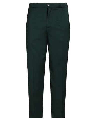 Costumein Man Pants Dark Green Size 34 Virgin Wool In Green