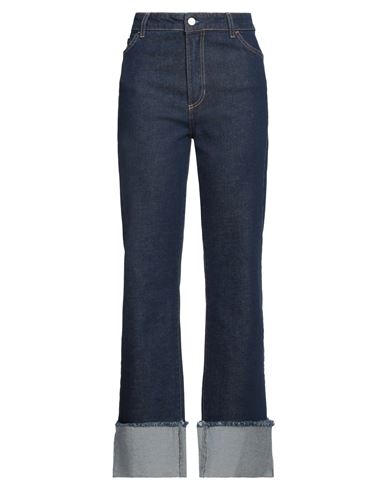 Merci .., Woman Jeans Blue Size 27 Cotton, Elastane In Blue