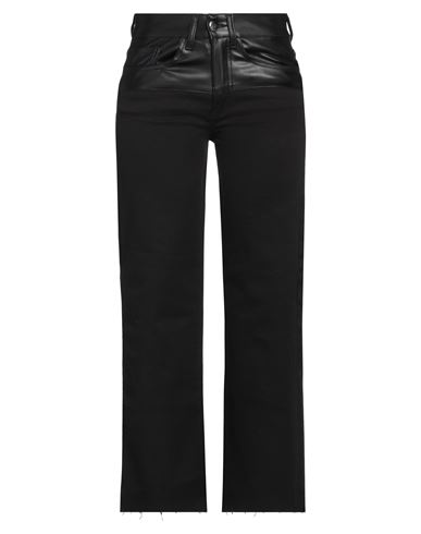 JIJIL JIJIL WOMAN PANTS BLACK SIZE 29 COTTON, ELASTANE, POLYURETHANE 