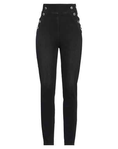 Guess Woman Jeans Black Size 32w-30l Cotton, Polyester, Modal, Elastane