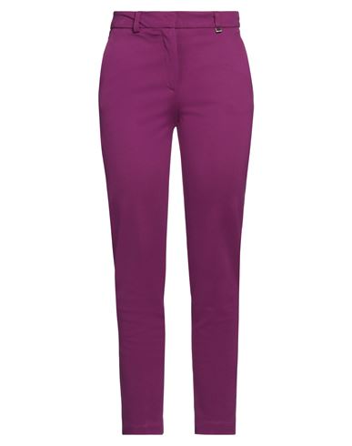 Luckylu  Milano Luckylu Milano Woman Pants Mauve Size 2 Viscose, Polyamide, Elastane In Purple