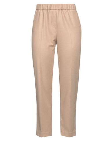 Antonelli Woman Pants Beige Size 14 Wool, Polyester, Viscose, Elastane In Beige