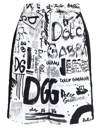 Dolce & Gabbana Man Shorts & Bermuda Shorts White Size 40 Polyester In White