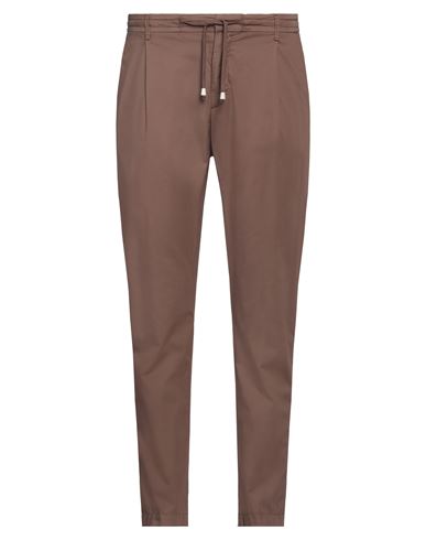 Yan Simmon Man Pants Khaki Size 40 Cotton, Lycra, Elastane In Beige