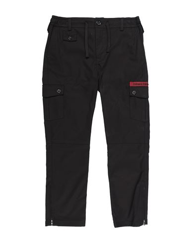 Dolce & Gabbana Toddler Boy Pants Black Size 5 Cotton, Elastane, Viscose, Polyurethane In Black