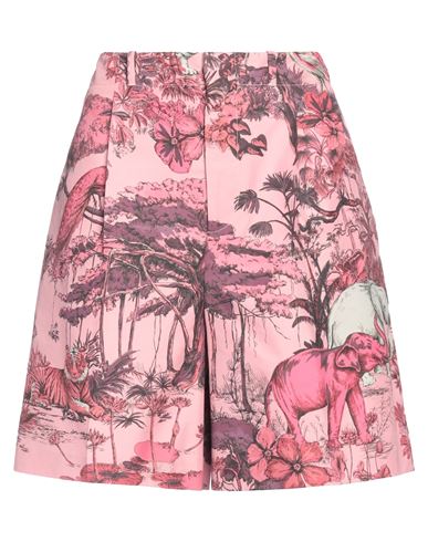 Dior Woman Shorts & Bermuda Shorts Pink Size 6 Cotton, Silk In Pink