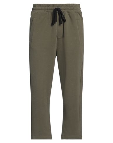 Thom Krom Man Pants Military Green Size L Cotton, Elastane
