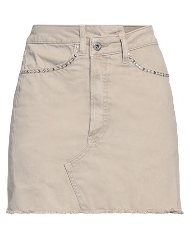 Liu •jo Woman Mini Skirt Grey Size 28 Cotton, Polyester, Elastane