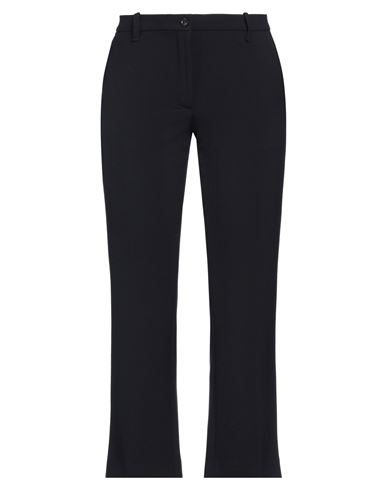 Jadicted Woman Pants Navy Size L Polyester, Viscose, Elastane In Navy Blue