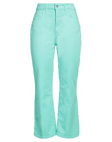 Jucca Woman Jeans Light Green Size 30 Cotton In Green