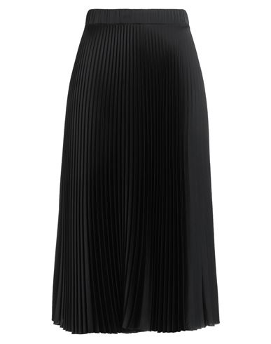 D Exterior D. Exterior Woman Midi Skirt Black Size 8 Polyester, Elastane In Black