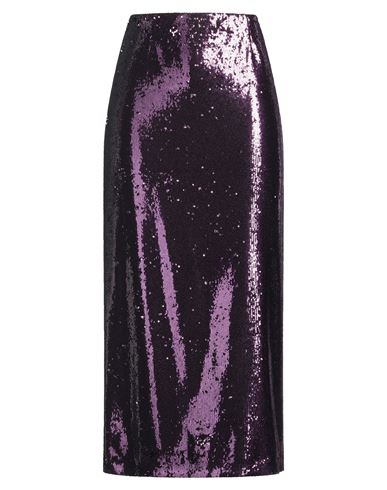 Shop Philosophy Di Lorenzo Serafini Woman Midi Skirt Purple Size 4 Polyester, Polyamide