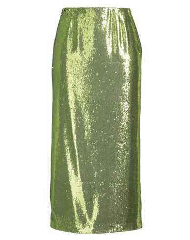 PHILOSOPHY DI LORENZO SERAFINI PHILOSOPHY DI LORENZO SERAFINI WOMAN MIDI SKIRT LIGHT GREEN SIZE 6 POLYESTER, POLYAMIDE 