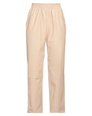 19.70 Nineteen Seventy Woman Pants Beige Size 12 Polyester, Polyurethane