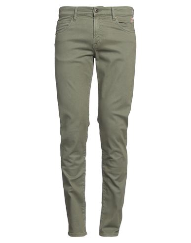 Roy Rogers Roÿ Roger's Man Pants Military Green Size 34 Cotton, Lyocell, Elastane In Green
