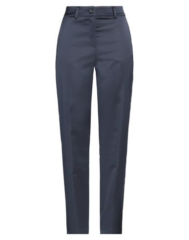 Nenah Woman Pants Navy Size S Polyester, Elastane In Navy Blue