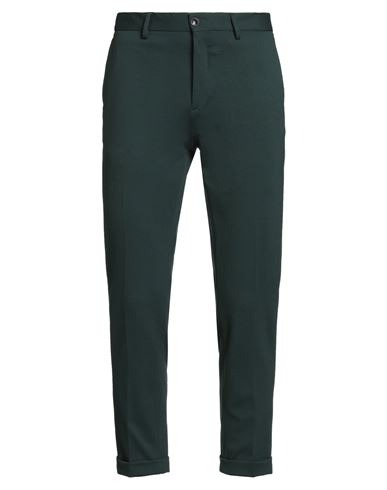 Outfit Out/fit Man Pants Dark Green Size 38 Viscose, Polyamide, Elastane In Green