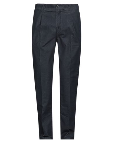 Incotex Man Pants Navy Size 35 Cotton, Elastane In Navy