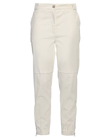 Shop Markup Woman Pants Cream Size 6 Cotton, Elastane In White