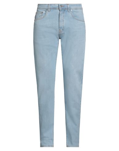 Liu •jo Man Man Jeans Blue Size 35 Cotton, Elastane In Blue