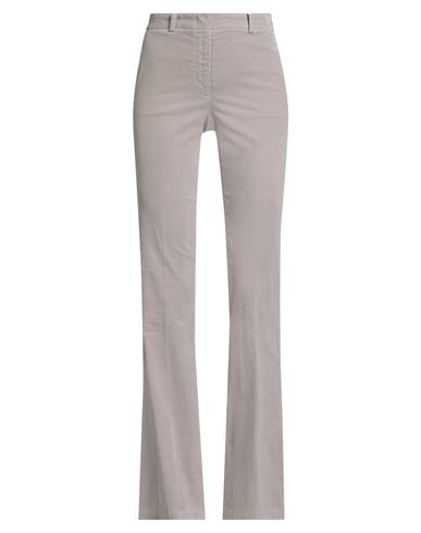 Ql2  Quelledue Ql2 Quelledue Woman Pants Taupe Size 2 Cotton, Elastane In Gray