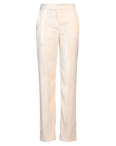 Merci Italia Love Edition Woman Pants Ivory Size 10 Polyester