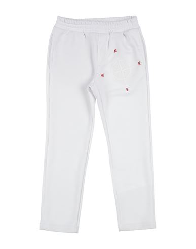 Monnalisa Toddler Boy Pants White Size 6 Polyester, Cotton In White