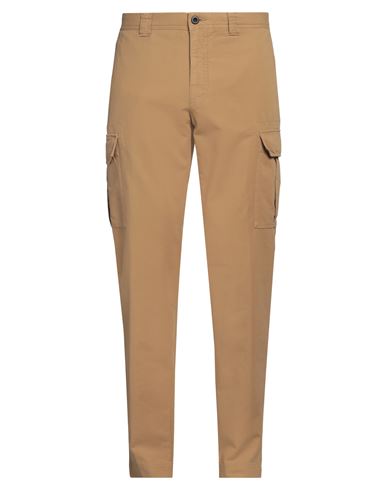 Incotex Man Pants Camel Size 36 Cotton, Elastane In Beige