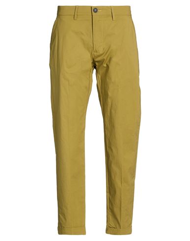 Liu •jo Man Man Pants Sage Green Size 30 Cotton, Elastane In Green