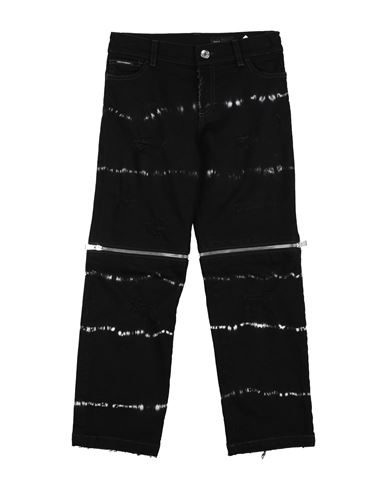 Dolce & Gabbana Toddler Boy Jeans Black Size 5 Cotton, Elastane In Black