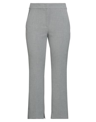 Peserico Woman Pants Grey Size 6 Polyester, Viscose, Cotton, Elastane In Gray