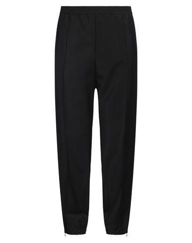 Versace Man Pants Black Size 30 Mohair Wool, Virgin Wool