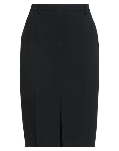 N°21 Woman Midi Skirt Black Size 6 Acetate, Viscose