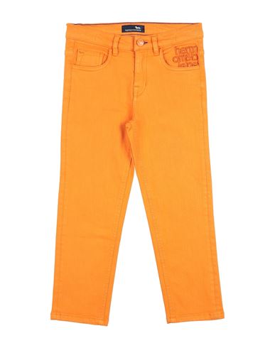 Harmont & Blaine Toddler Boy Jeans Orange Size 5 Cotton, Polyester, Elastane In Orange